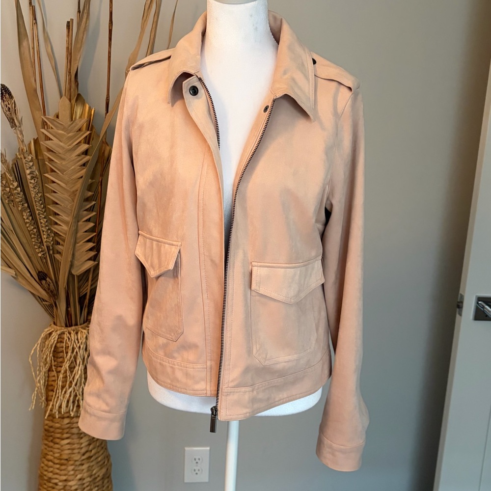 Kut from the Kloth Light Blush Utility Jacket